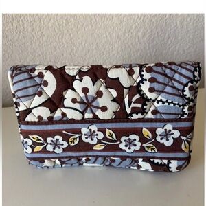 Vera Bradley Slate Blooms One For The Money Wallet